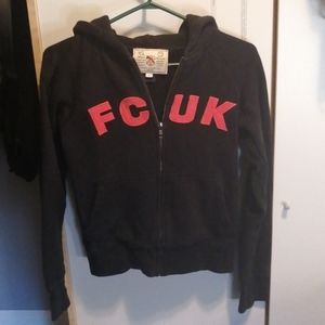 French Connection black hooded sweater
